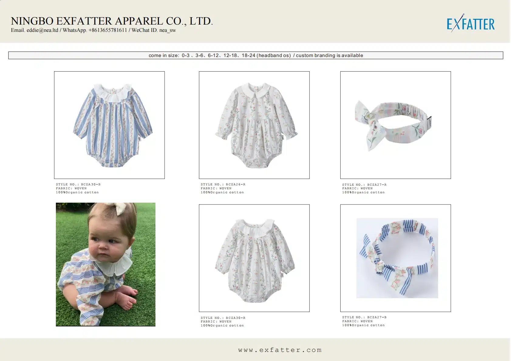 Baby_Apparel_Catalog - GOTS Certified Organic Cotton Babywear by Exfatter